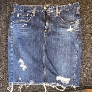 AG Denim Pencil Skirt